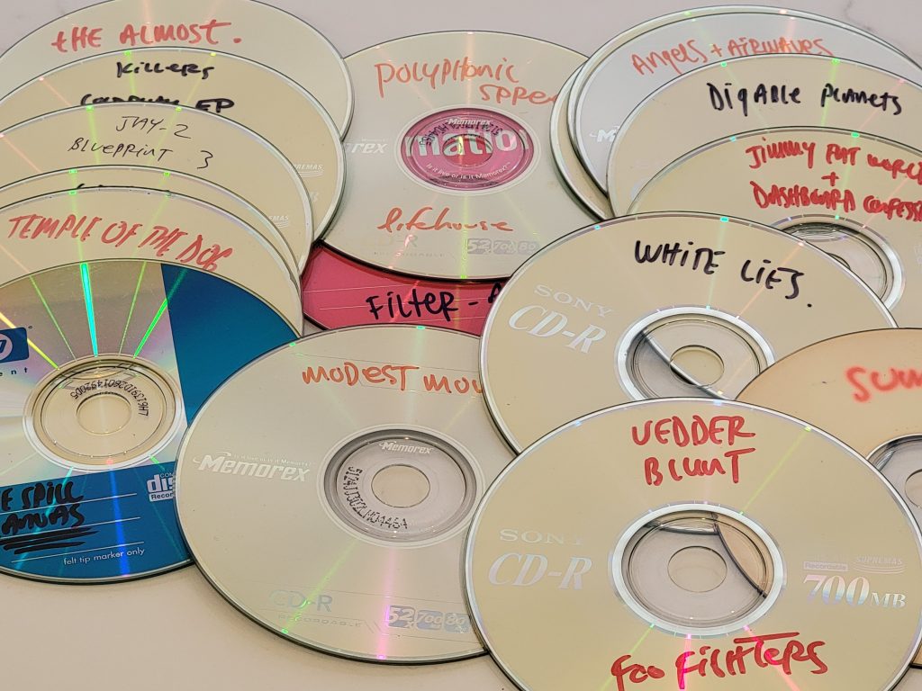 late 90s burned cds
